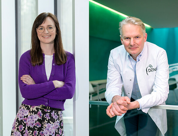 Dr. McManus und Prof. Latz
